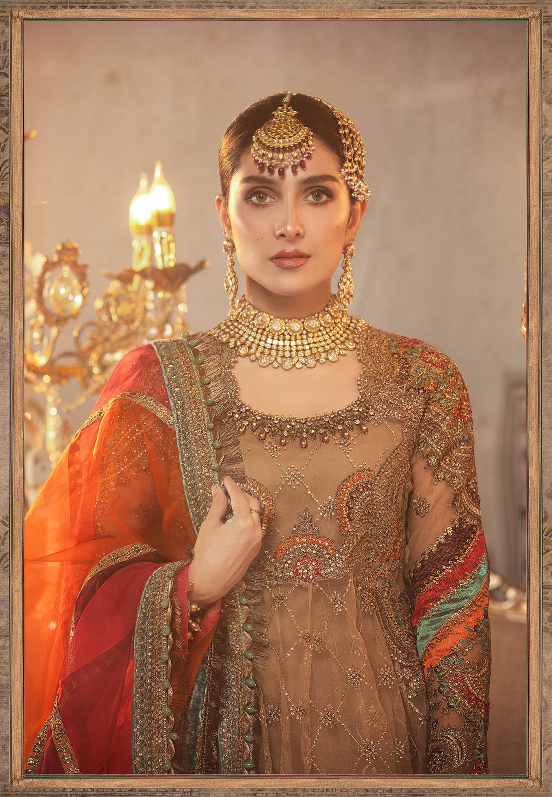 Maria b Organza embroidery suit ES-80