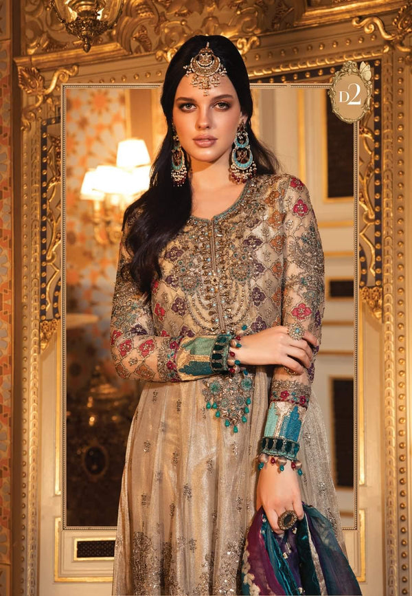 Maria B Embroidered Wedding Edition/Bronze(BD-2002) ES-95