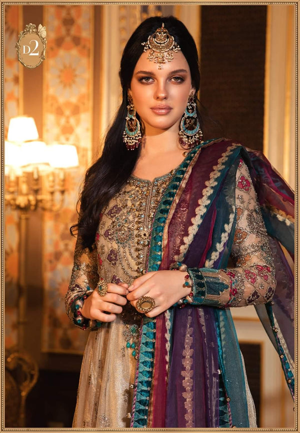Maria B Embroidered Wedding Edition/Bronze(BD-2002) ES-95