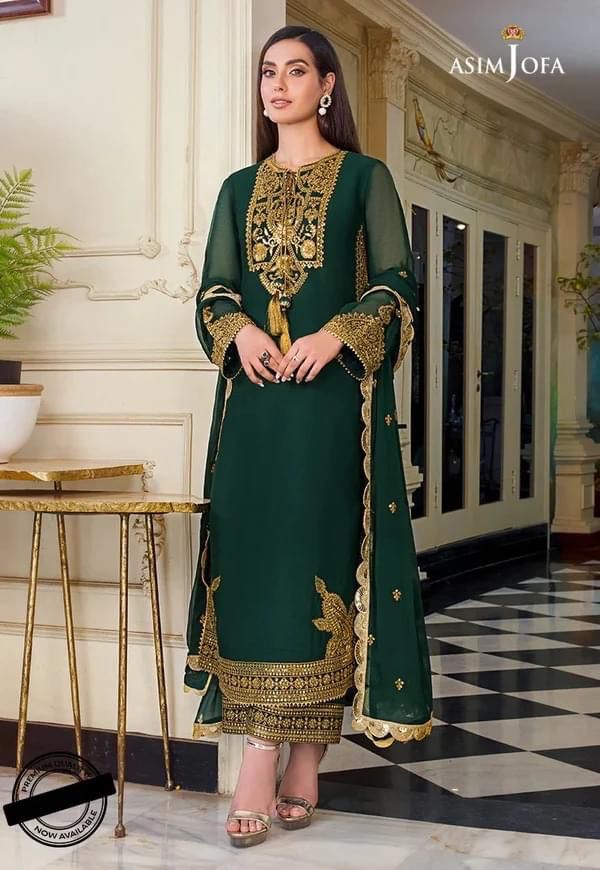 ASIM JOFA THE IQRA EDIT 5000 chiffon 3PC ES-94