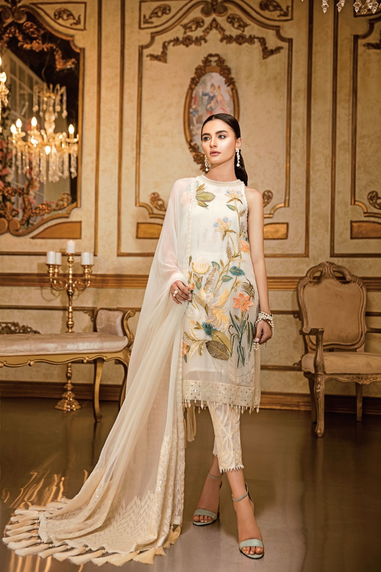 Embroidered Chiffon Es-11