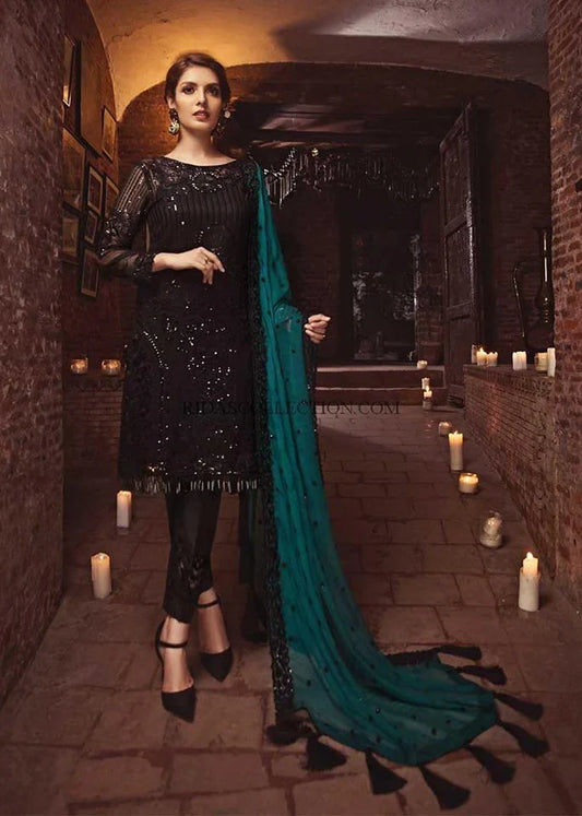 SERENE PREMIUM AURORA BOREALIS - SEMI PURE CHIFFON-ES 77