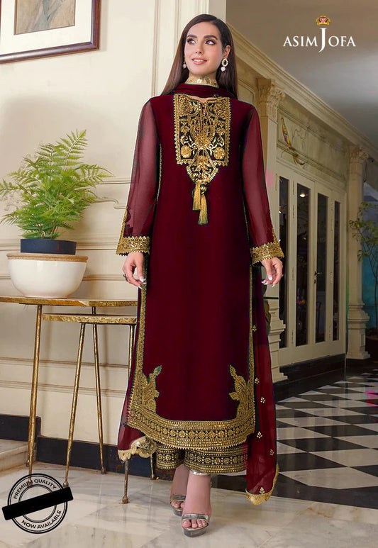 ASIM JOFA THE IQRA EDIT 5000 chiffon 3PC ES-94