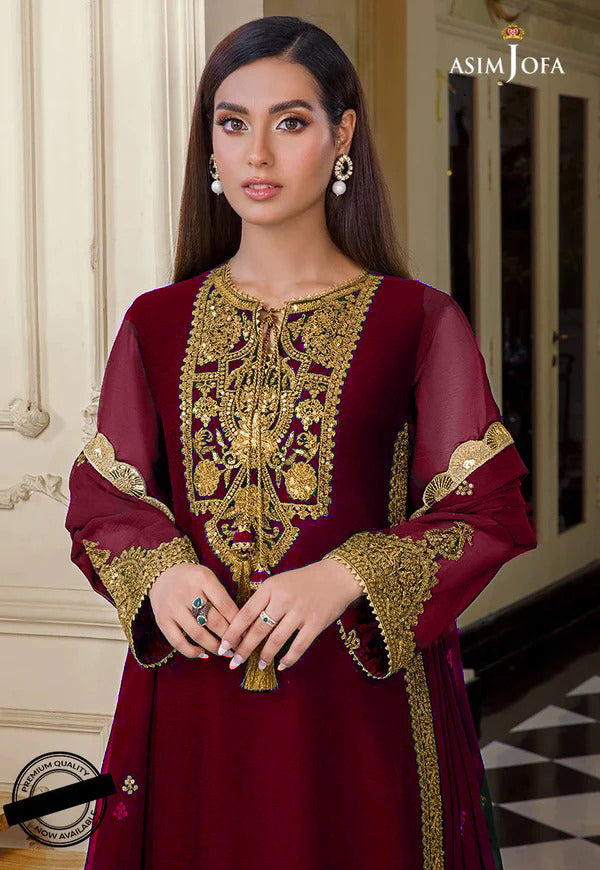 ASIM JOFA THE IQRA EDIT 5000 chiffon 3PC ES-94
