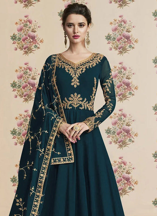 Indian Chiffon Embroidered Maxi - Luxury Collection 2023