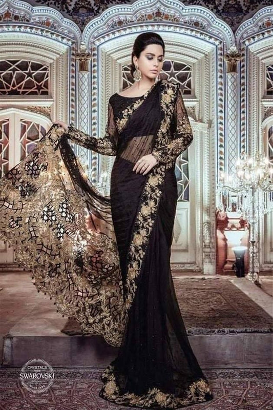 MARIA B CHIFFON CUT WORK EMBROIDERED ES-78