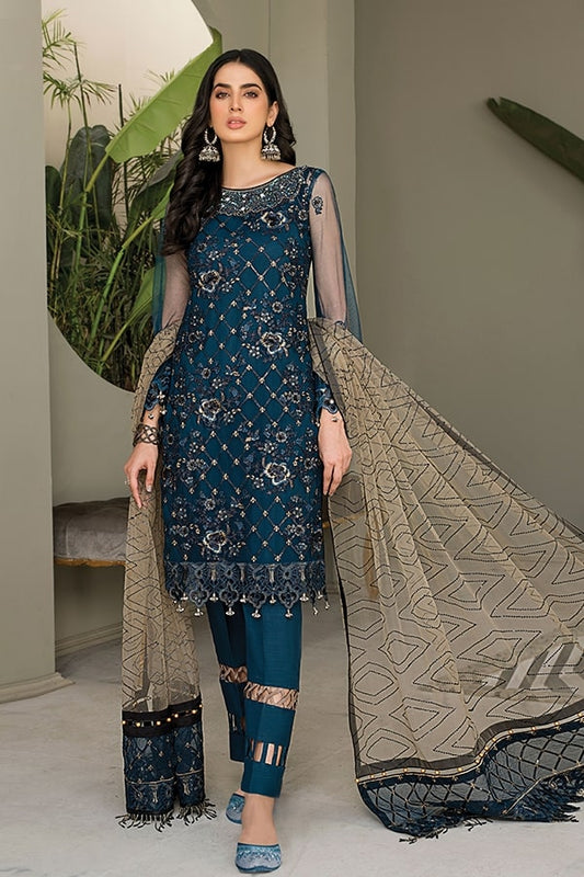 Maryam's Unstitched 3 Piece  Lawn Luxury Es-27M
