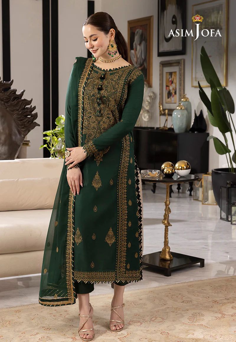 ASIM JOFA Chiffon Dress-ES-102