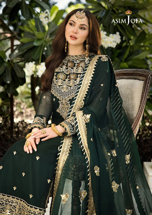 ASIM JOFA Chiffon Dress-ES-103