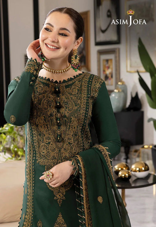 ASIM JOFA Chiffon Dress-ES-102