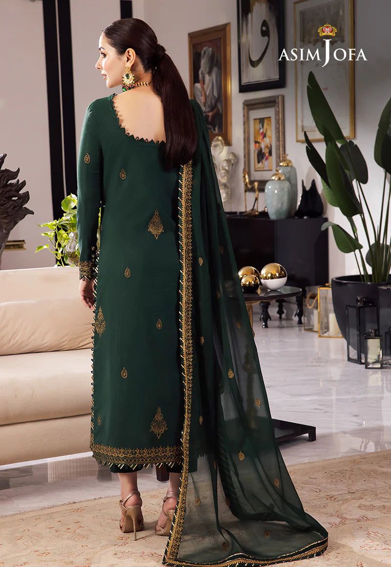 ASIM JOFA Chiffon Dress-ES-102