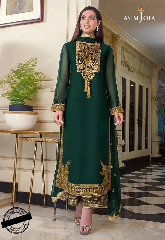 ASIM JOFA THE IQRA EDIT 5000 chiffon 3PC ES-94