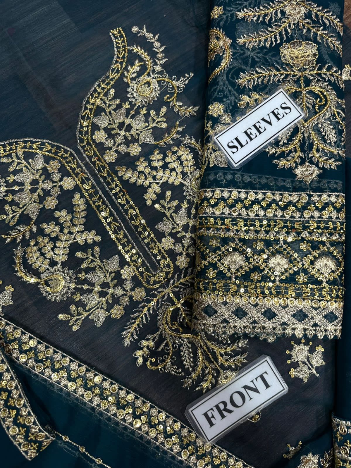 ASIM JOFA Chiffon Dress-ES-104