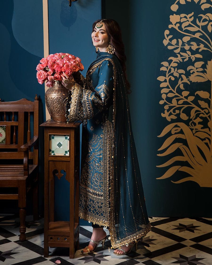 ASIM JOFA Chiffon Dress-ES-104