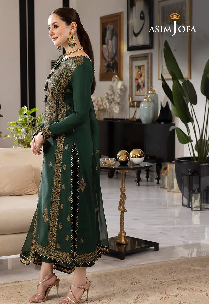 ASIM JOFA Chiffon Dress-ES-102