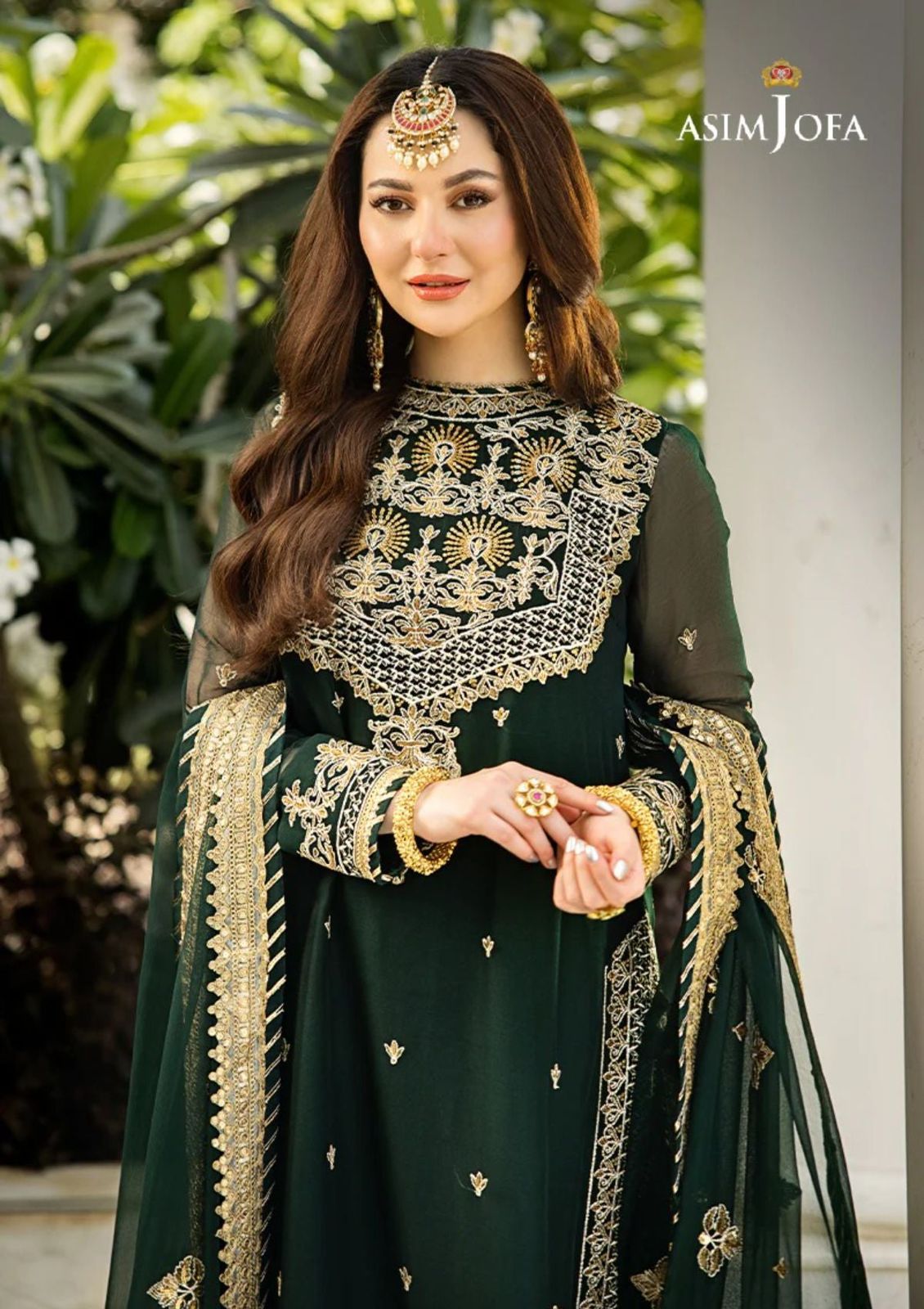 ASIM JOFA Chiffon Dress-ES-103