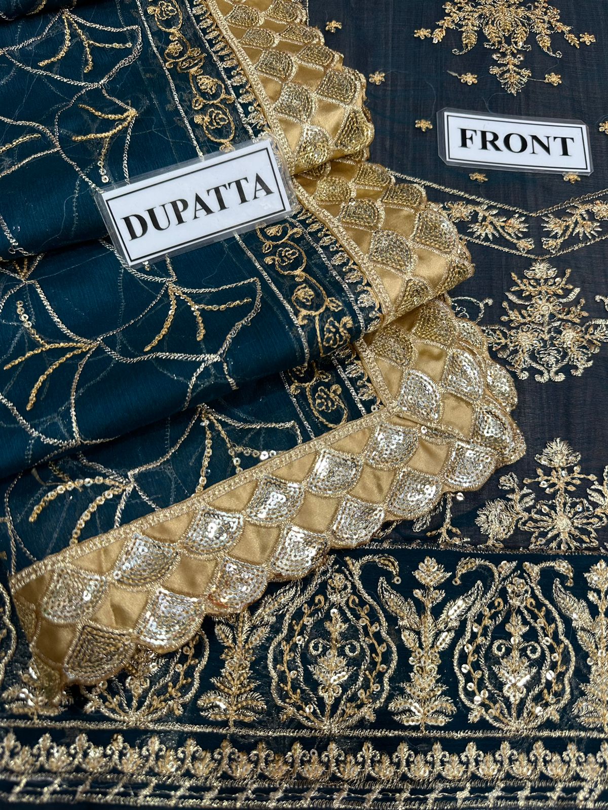 ASIM JOFA Chiffon Dress-ES-105